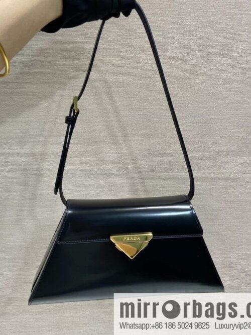 wsxc1696781803685_0-800x800goy3hlzk4ou47686_20250718035206.jpg PRADA imported glossy calfskin shoulder bag 1BD343 black