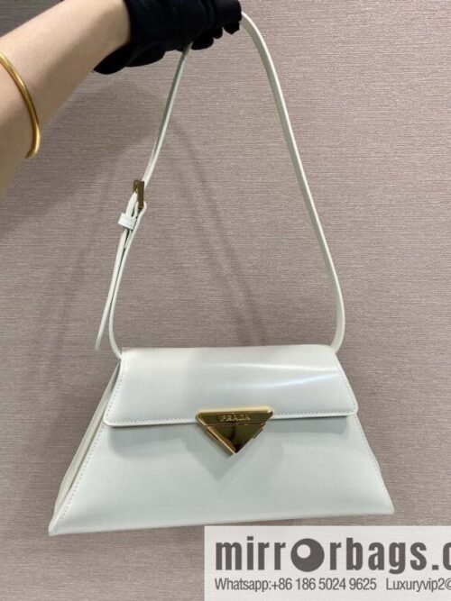 wsxc1696781819926_0-800x800upmrnzir40y47671_20250718035158.jpg PRADA imported glossy calfskin shoulder bag 1BD343 white