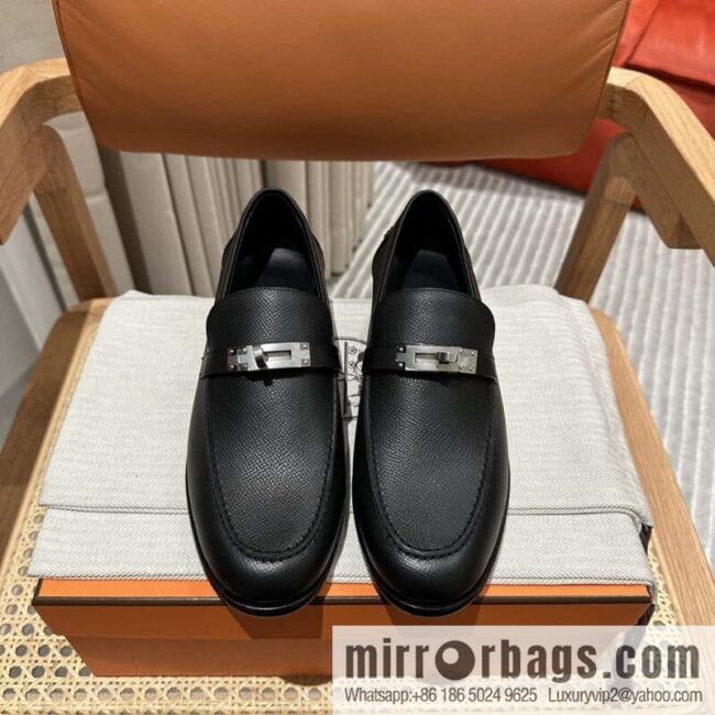 Hermès kelly buckle loafers