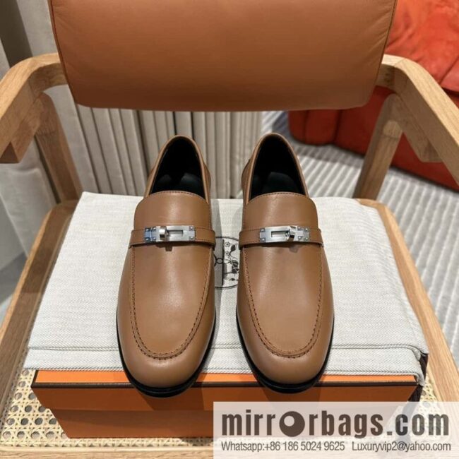 Hermès kelly buckle loafers