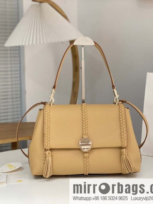 wsxc1696944841245_0-800x800stp01jetbe246814_20250718034424.jpg Chloe Penelope Gold Coin Bag, Large Dropped Leather, Apricot 35cm