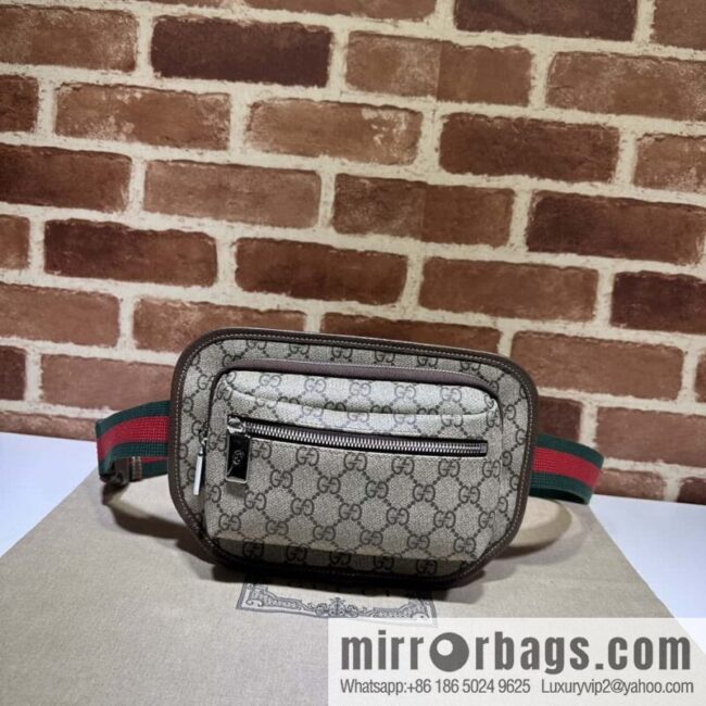 GUCCI GG fanny pack 760217 coffee PVC
