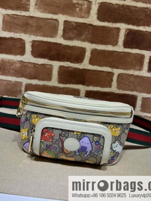 wsxc1696956081053_0-800x800hrjvxy3i5y446647_20250718034254.jpg GUCCI Gucci double G fanny pack 682933 brown pvc/animal printed