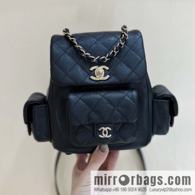 wsxc1697032733990_0-800x800ns2uspezy4u45321_20250718032032.jpg CHANEL 23K autumn and winter series duma tank double backpack AS4399 black
