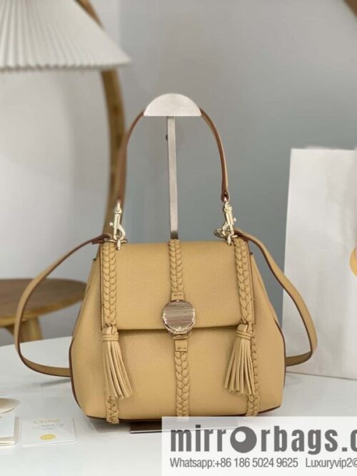 wsxc1697033488336_0-800x800m1ncllxmuga45156_20250718031909.jpg Chloe Penelope Gold Coin Bag, Medium Dropped Leather, Apricot 25CM
