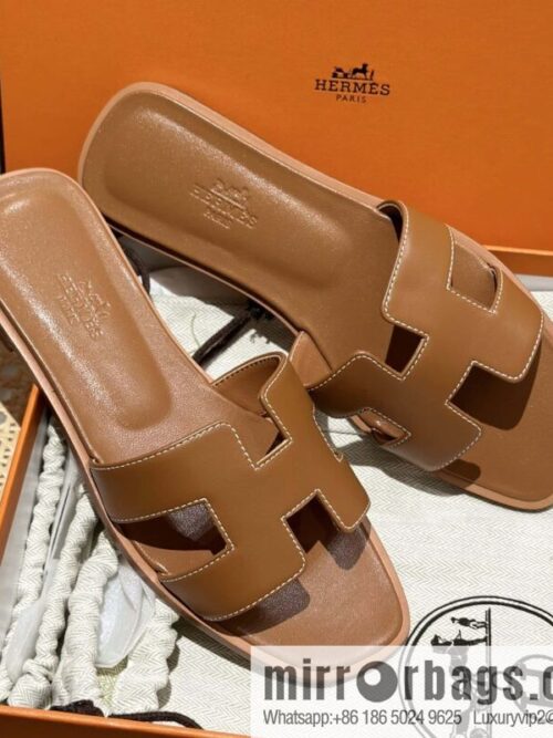 wsxc1697039393730_0-800x800gnzusutfv3f161417_20250705161227.jpg Hermès leather outsole H slippers, brown