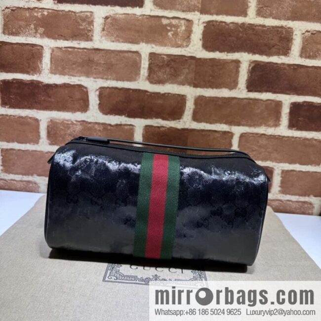 GUCCI Ribbon Wash Bag 759689g Crystal