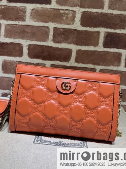 wsxc1697049066692_0-800x800chbyocy0wkt45034_20250718031749.jpg GUCCI GG Matelassé leather (fabric) small handbag 702200 orange embroidered G