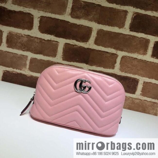 GUCCI GG MARMONT clutch bag 625690 Sakura powder