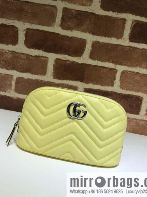 GUCCI GG MARMONT clutch bag 625690 banana yellow