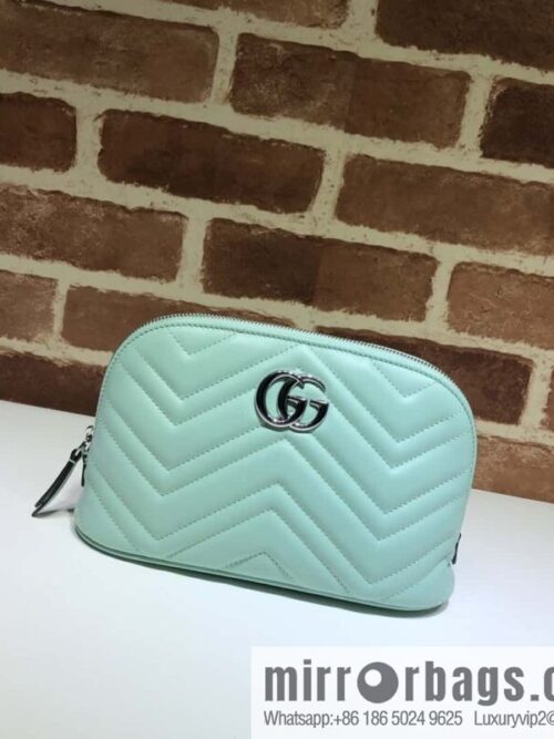 GUCCI GG MARMONT clutch bag 625690 mint green