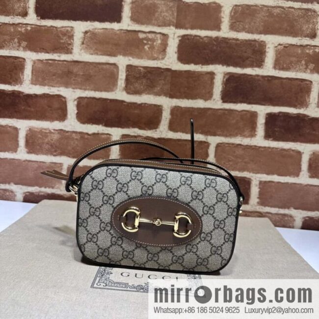 Gucci Horsebit 1955 series small shoulder backpack 760196 brown brown