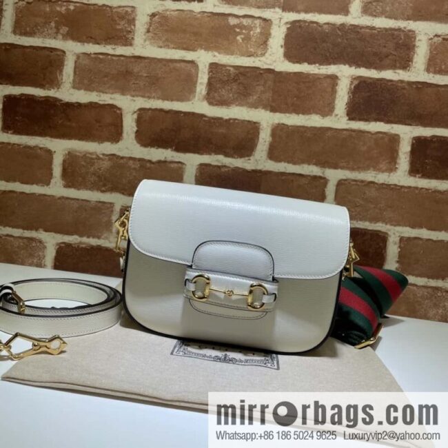 Gucci Horsebit 1955 series mini handbag 658574 meters white
