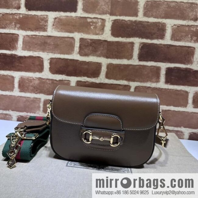 Gucci Horsebit 1955 series mini handbag 658574 brown