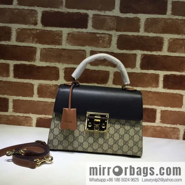 wsxc1697315379687_0wchhlfgaps443010_20250718024755.jpg GG Supreme Padlock Top Handle Bag 453188 Brown