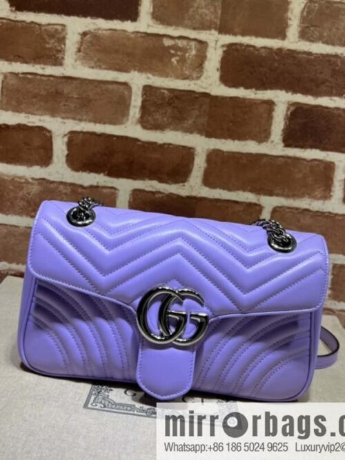 wsxc1697317233081_0-800x800wyo3tcz4x4142944_20250718024706.jpg GUCCI Gucci GG Marmont series quilted small shoulder backpack 443497 light purple