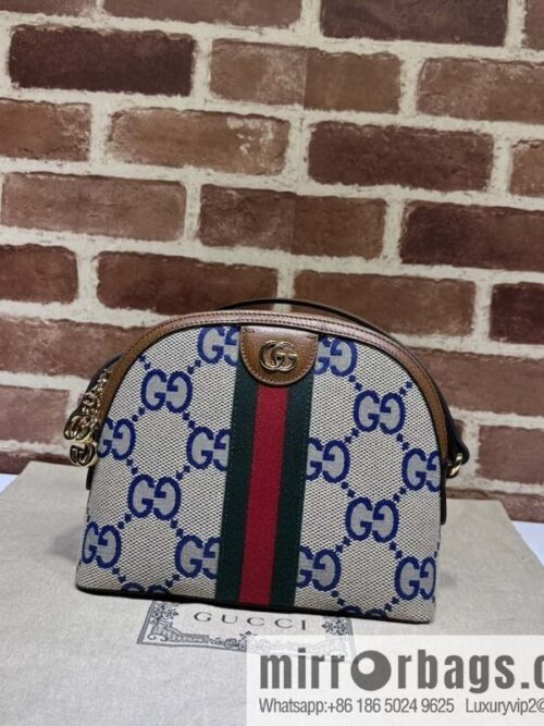 wsxc1697317866399_0-800x800pjxgk5cybtg42922_20250718024647.jpg GUCCI Gucci Ophidia series small shoulder backpack 499621 large G blue cloth