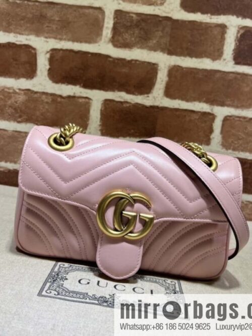 wsxc1697318482002_0-800x800yfh10m25bin42911_20250718024639.jpg GUCCI Gucci GG Marmont series mini shoulder backpack 446744 light pink