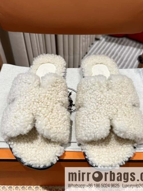 wsxc1697402834809_0-800x800otvimcxoolw157487_20250705133143.jpg Hermès imported lamb wool lzmir series men\'s sandals