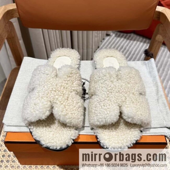 wsxc1697402834809_0-800x800otvimcxoolw157487_20250705133143.jpg Hermès imported lamb wool lzmir series men\'s sandals