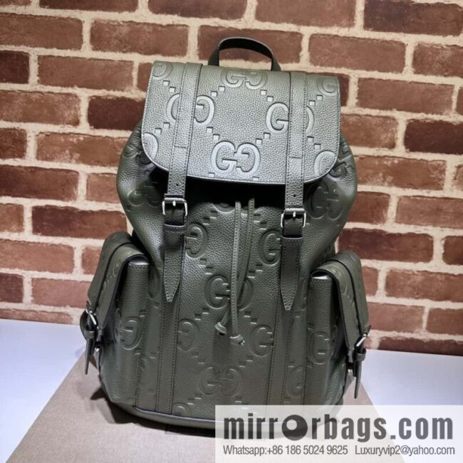 GUCCI Gucci Super Double G backpack 625770 Green Li Press G