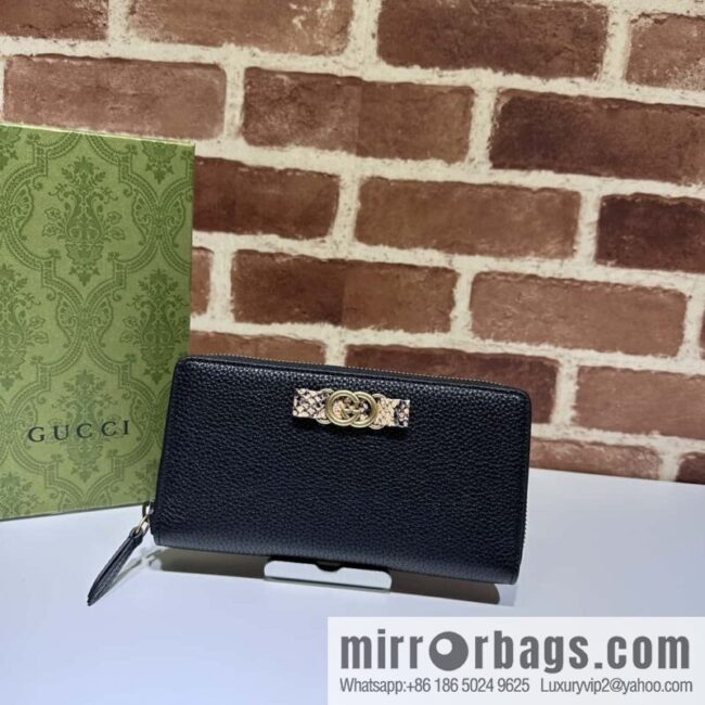 GUCCI Gucci 23 autumn and winter, women\'s wallet 750458 black