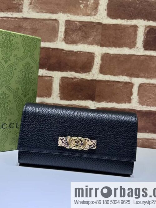 wsxc1697480259775_0-800x800b425gtlpx4142127_20250718023943.jpg GUCCI Gucci 23 autumn and winter, women\'s wallet 750461 black