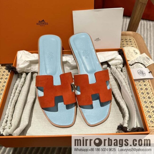 wsxc1698000422798_0-800x800ctr2dwqfb0y156386_20250705122112.jpg Hermès leather outsole H slippers, color matching