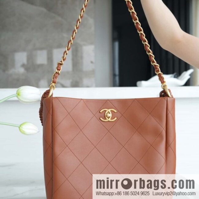 wsxc1698070967582_0-800x800zmwzsa3lfll39762_20250718020920.jpg CHANEL 23A New HOBO hippie bag AS4210 caramel color