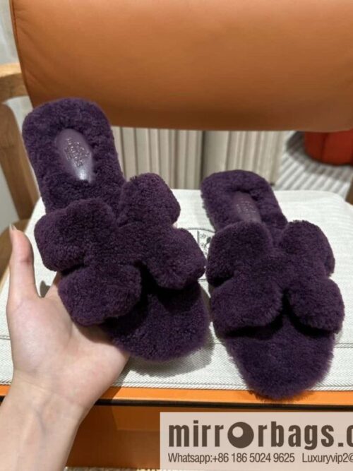 wsxc1698170176946_0-800x800nm03rforryo152224_20250705095227.jpg Hermès introduces new H slippers in autumn and winter, purple.