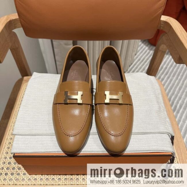 wsxc1698335177819_0-800x800nc5cde5gmsi147625_20250705063455.jpg Hermès H Classic Loafers