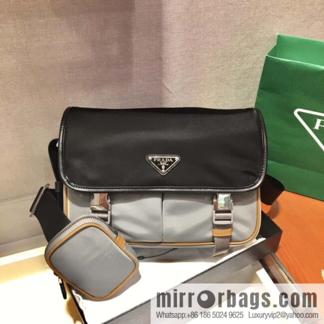 PRADA Prada Nylon Flip Handbag 2VD769M