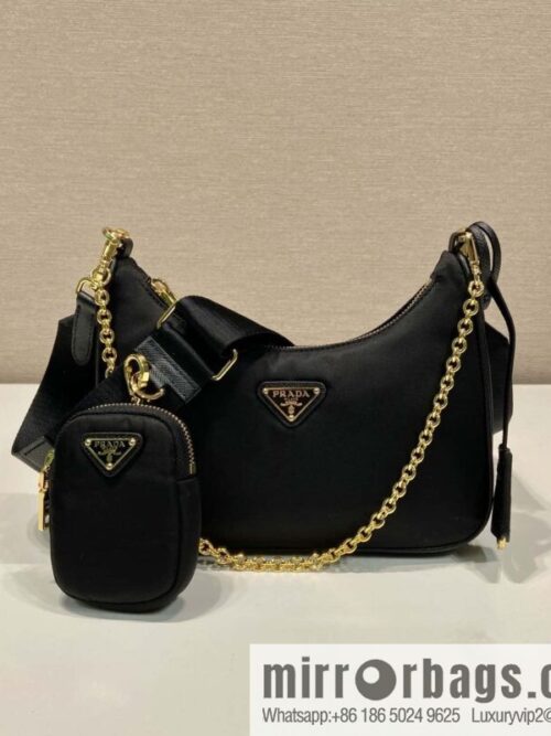 wsxc1698690574670_0-800x800gczxyuktg2136569_20250716042535.jpg PRADA Prada nylon Hobo tote/armpit bag 1BH204 gold hardware