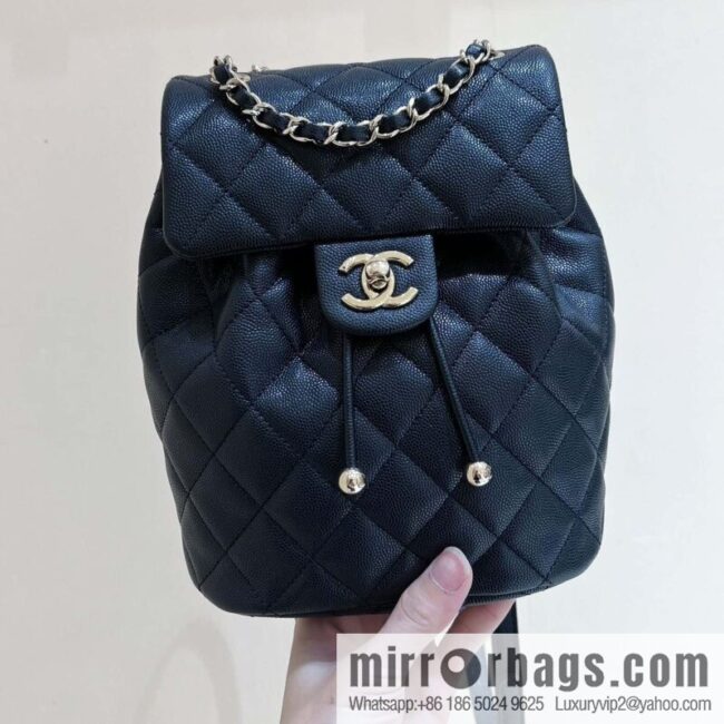wsxc1698771126337_0-800x800t5hmzevklxb36321_20250716042332.jpg CHANEL 23S spring/summer collection, salzburg double backpack AS4058 black