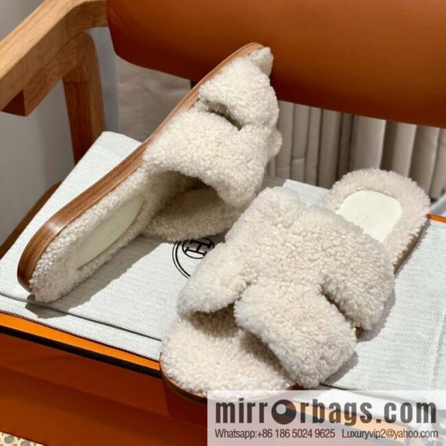 wsxc1699286377384_1-800x800o1zaj2o2tzp138486_20250705003809.jpg Hermès imported lamb wool lzmir series men\'s sandals
