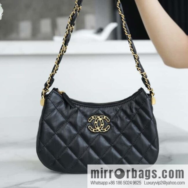 wsxc1699369980350_0-800x800xorbfyb1fvd33730_20250716035457.jpg CHANEL 23k 19hobo small armpit bag AP3647 black