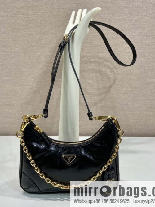 wsxc1699461035431_0-800x800uzsgaq0xmq433603_20250716035354.jpg PRADA oil wax leather Hobo1BC204 hand carry/underarm bag/crossbody bag