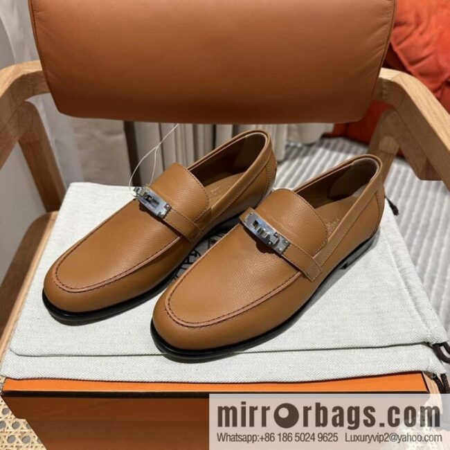 Hermès kelly buckle loafers