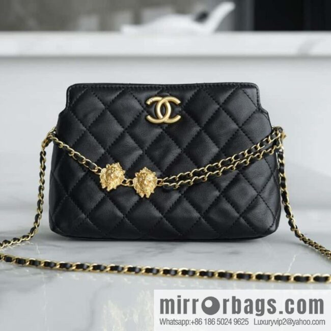 wsxc1699890171370_0-800x800gsvr1xeid1432320_20250716034358.jpg CHANEL 23A Handmade workshop chain strap lion, armpit bag 🦁 AP3429