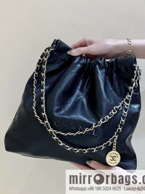 wsxc1699973122901_0-800x800hihri1bkb4g32184_20250716034300.jpg CHANEL black caviar leather with gun color hardware 23k garbage bag AS3261
