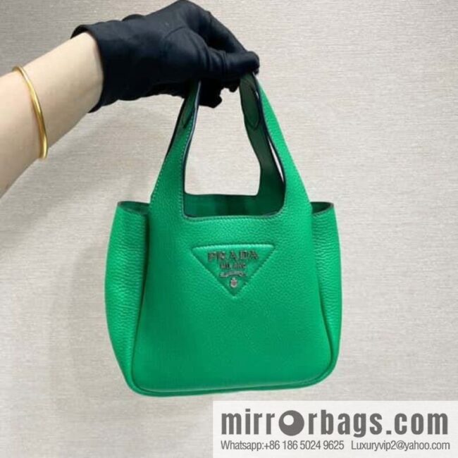 PRADA mini vegetable basket 1BA349 green