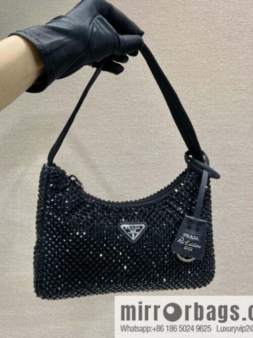 wsxc1700588806049_0-800x800m2fgyaml3k129144_20250716031452.jpg PRADA flash diamond Hobo 2023 new armpit bag 1NE515 flash diamond