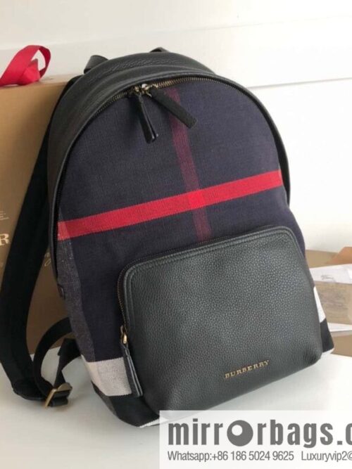 wsxc1700763026493_0-800x800rt0qr4wlqsz28695_20250716031119.jpg Burberry Burberry Canvas plaid backpack blue