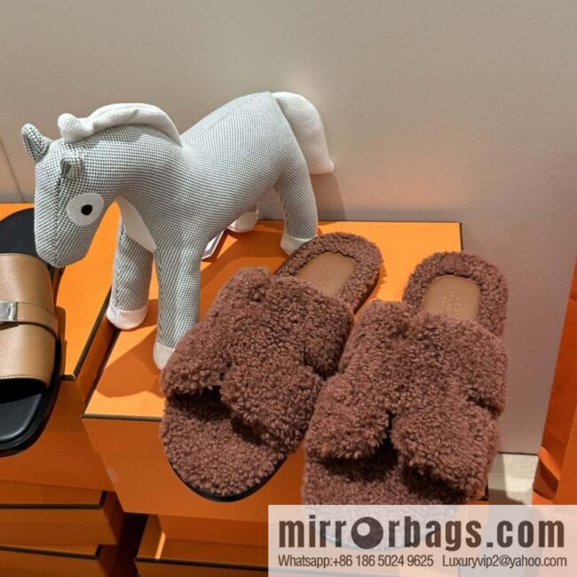 wsxc1701805527426_1-800x800xrb3cc3qm5l128469_20250702204831.jpg Hermès imported lamb wool lzmir series men\'s sandals