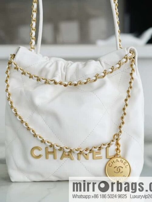 wsxc1701885554606_0-800x800bc0szcvoucs25093_20250716024027.jpg CHANEL 23s spring and summer new 22Mini bag original leather AS3980 white
