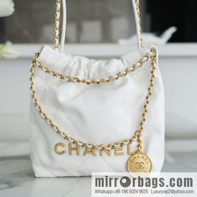 wsxc1701885554606_0-800x800bc0szcvoucs25093_20250716024027.jpg CHANEL 23s spring and summer new 22Mini bag original leather AS3980 white