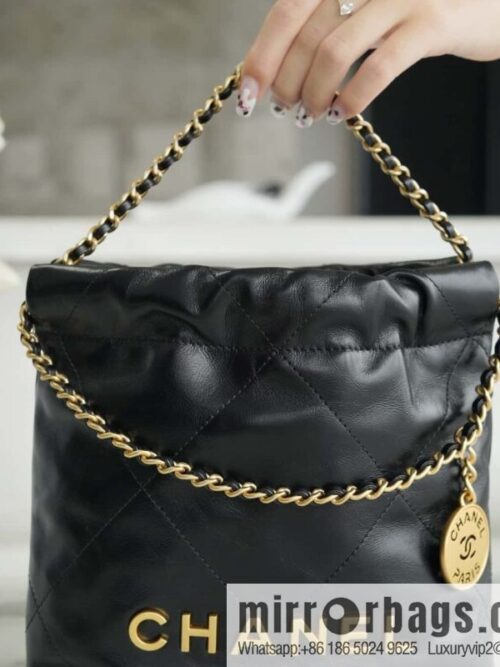 wsxc1701885844029_0-800x800b4h4ce5rnmn25036_20250716024002.jpg CHANEL 23s spring and summer new 22Mini bag original leather AS3980 black/gold buckle