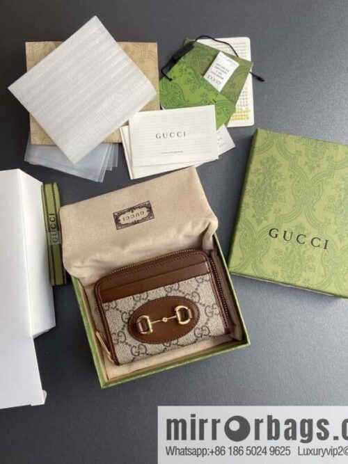 wsxc1702992908704_0-800x800m4syci4dalr21787_20250716021055.jpg GUCCI Horsebit1955 series small zipper card holder 658549