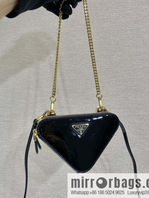 wsxc1703000311577_0-800x800lw45iuwahmo21537_20250716020837.jpg PRADA Gemini patent leather triangle bag 🎉 1NR015 New 😘 patent leather