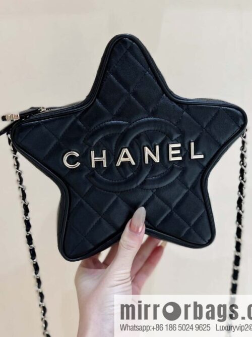 wsxc1703166264917_0-800x800ahjot5w5lb321051_20250716020424.jpg CHANEL 24C Early Spring Vacation Series Limited Edition Star Bag AS4579 black